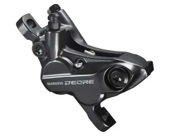 Shimano Brakes|Holiday Shopping|Deore BR-M6120 Disc Brake Caliper (Black) (4-Piston) (Hydraulic) (Front or Rear) (Post Mount) (No Adapter)