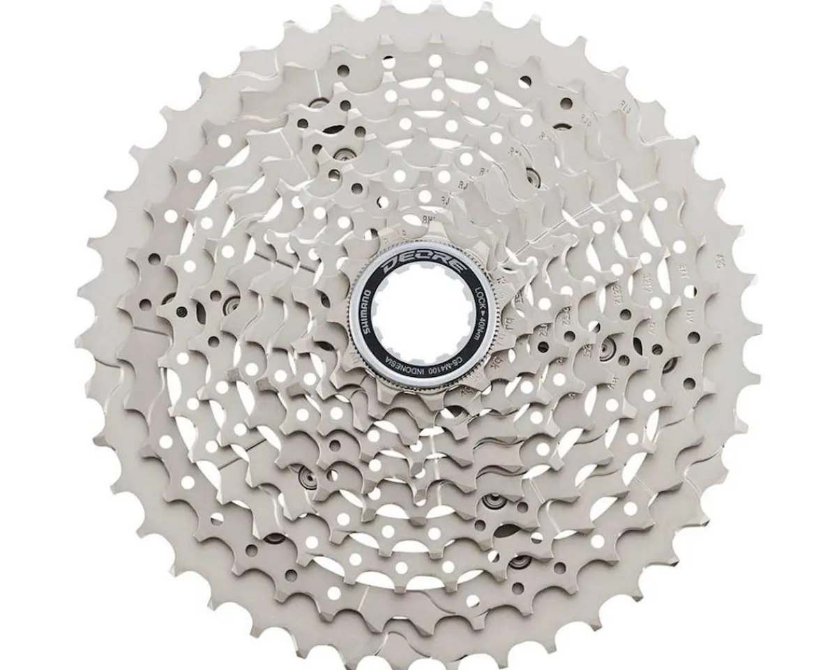 Shimano Holiday Shopping|Cassettes|Deore CS-M4100 Cassette (Silver) (10 Speed) ( HG) (11-42T)