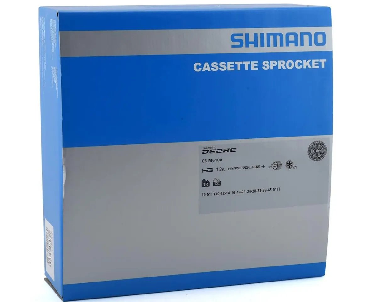 Shimano Holiday Shopping|Cassettes|Deore CS-M6100 Cassette (Silver) (12 Speed) (Micro Spline) (10-51T)