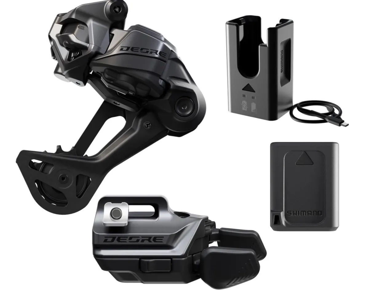 Shimano Groupsets|Deore Di2 M6250 Drivetrain Upgrade Kit (Black) (Long Cage) (I-SPEC EV) (SGS)
