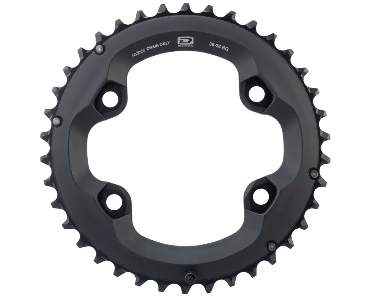 Shimano Chainrings & Accessories|Replacement Parts|Deore FC-M6000 Chainring (Black) (2 x 10 Speed) (Outer) (36T) (96mm BCD) (for 36-26T Set)