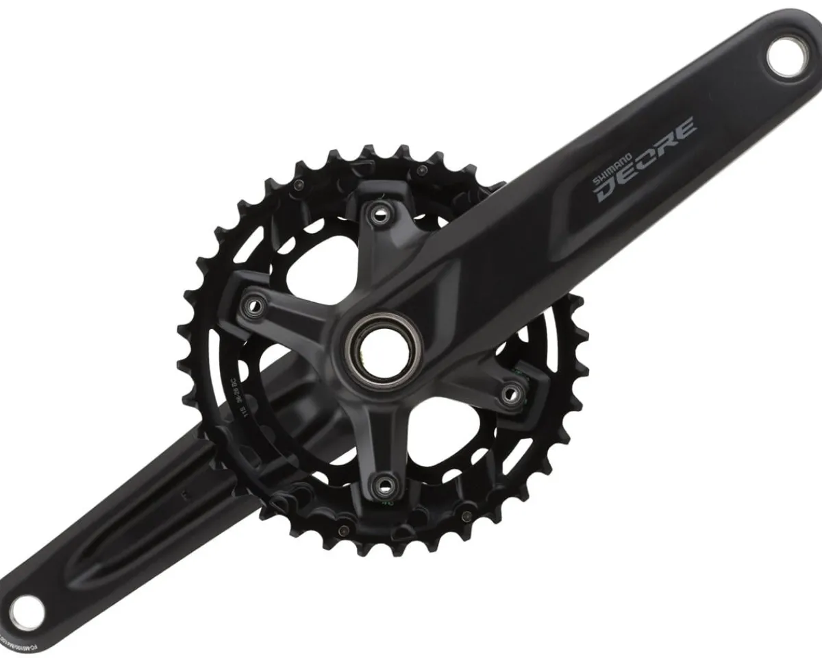 Shimano Cranksets & Parts|Cranksets & Parts|Deore M5100 Crankset w/ Chainrings (2 x 11 Speed) (48.8mm Chainline) (175mm) (36/26T)