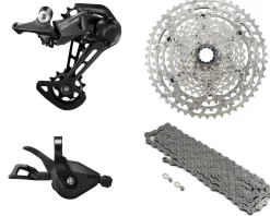 Shimano Groupsets|Deore M5100 Mountain Bike Groupset (Black) (1 x 11 Speed) (Brakes Sold Separately)