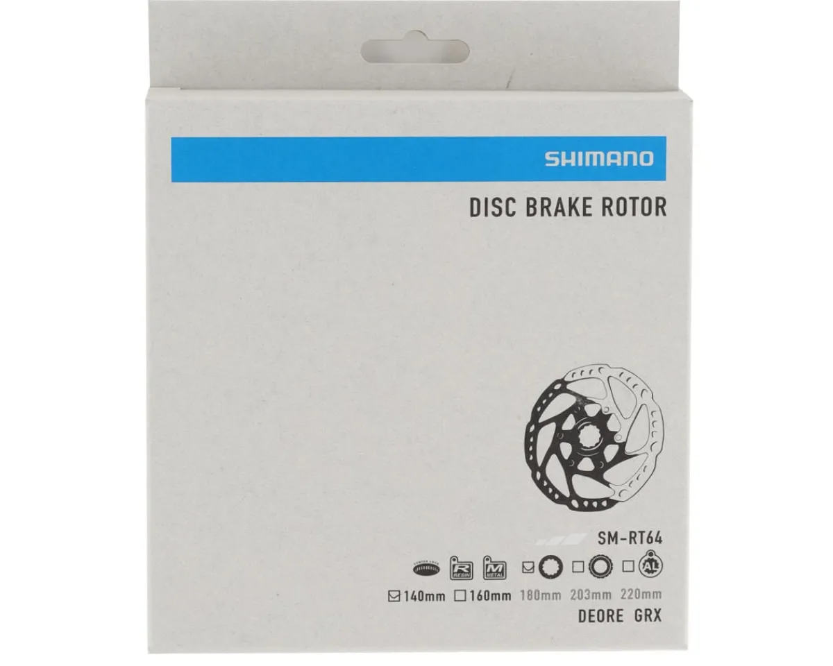 Shimano Brakes|Holiday Shopping|Deore SM-RT64 Disc Brake Rotor (Silver) (Centerlock) (140mm)