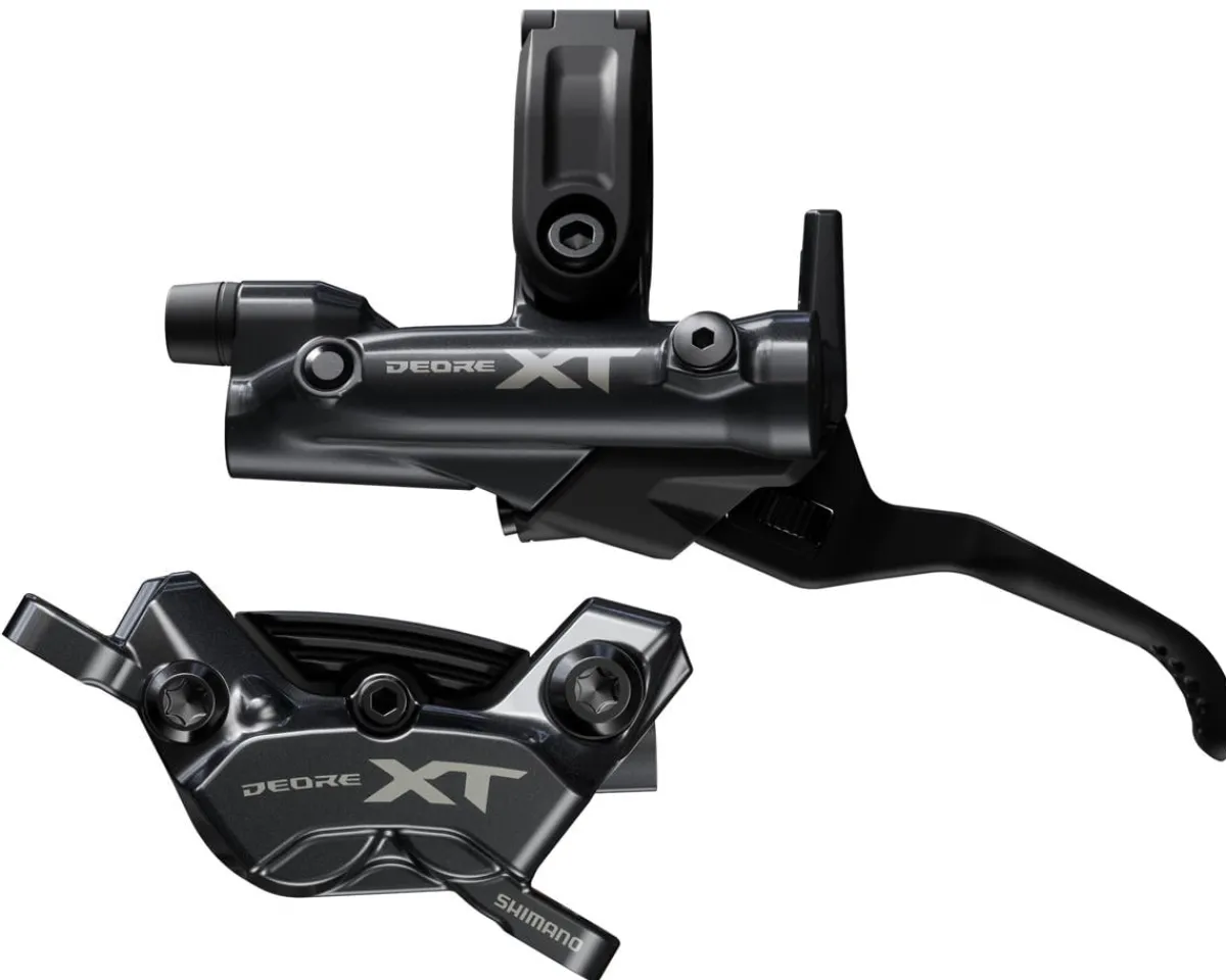 Shimano Brakes|Holiday Shopping|Deore XT BL-M8200 4-Piston Hydraulic Disc Brake (Black) (Left) (Post Mount) (Caliper Included)