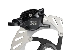 Shimano Brakes|Deore XT BR-M8200 Disc Brake Caliper (Black) (2-Piston) (Hydraulic) (Front or Rear) (Post Mount)