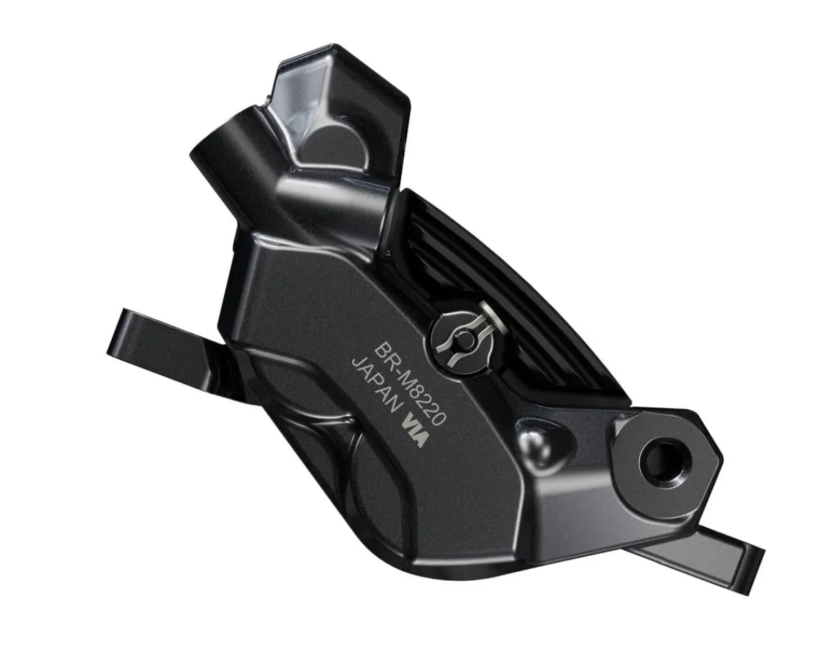Shimano Brakes|Deore XT BR-M8220 Disc Brake Caliper (Black) (4-Piston) (Front or Rear) (Post Mount)