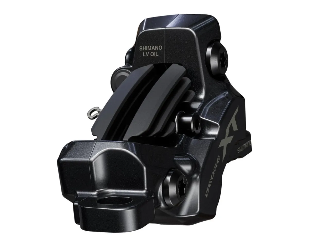 Shimano Brakes|Deore XT BR-M8220 Disc Brake Caliper (Black) (4-Piston) (Front or Rear) (Post Mount)