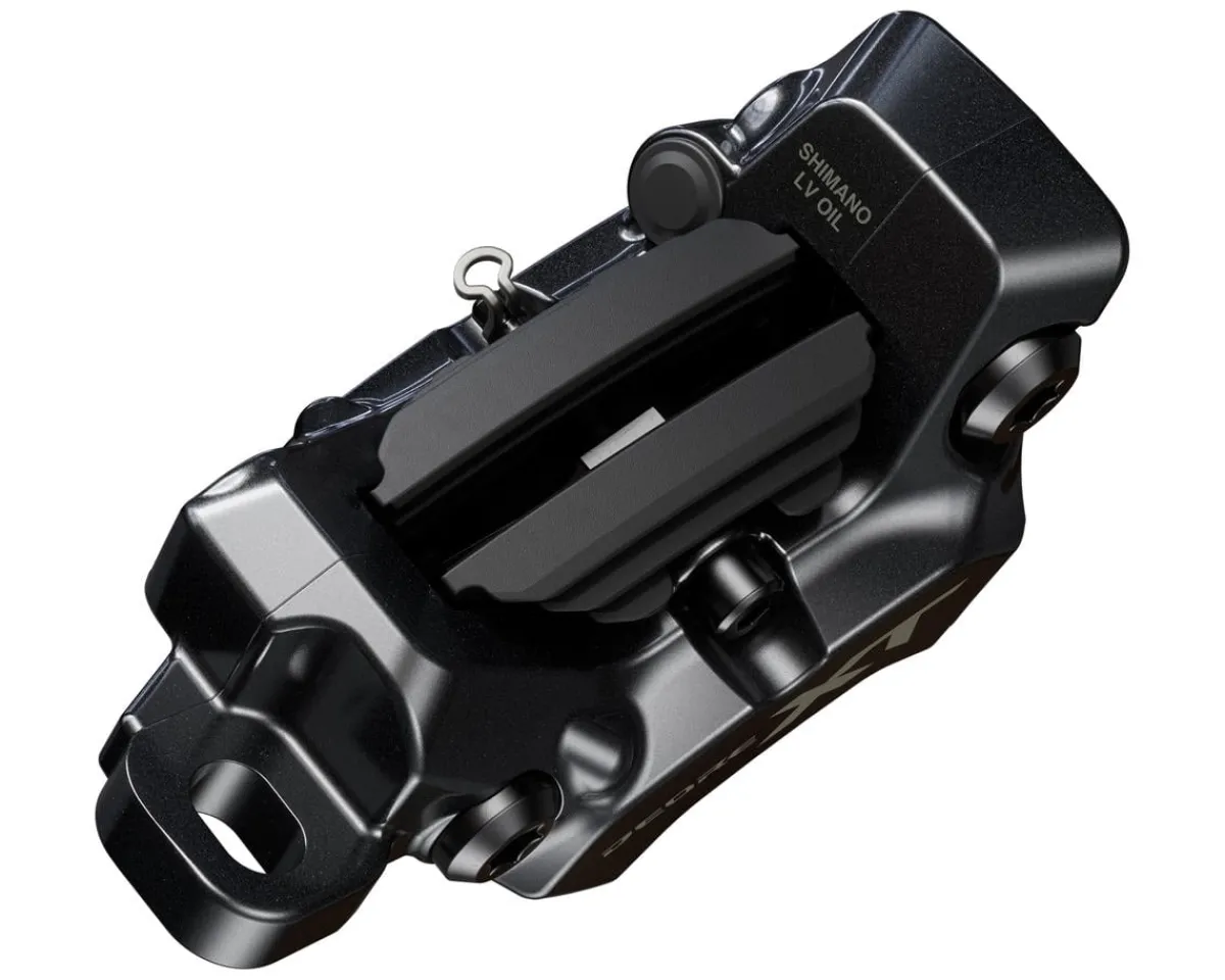 Shimano Brakes|Deore XT BR-M8220 Disc Brake Caliper (Black) (4-Piston) (Front or Rear) (Post Mount)