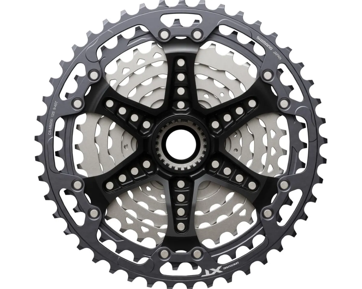 Shimano Holiday Shopping|Cassettes|Deore XT CS-M8200 Cassette (Silver) (12 Speed) (9-45T) (Micro Spline)