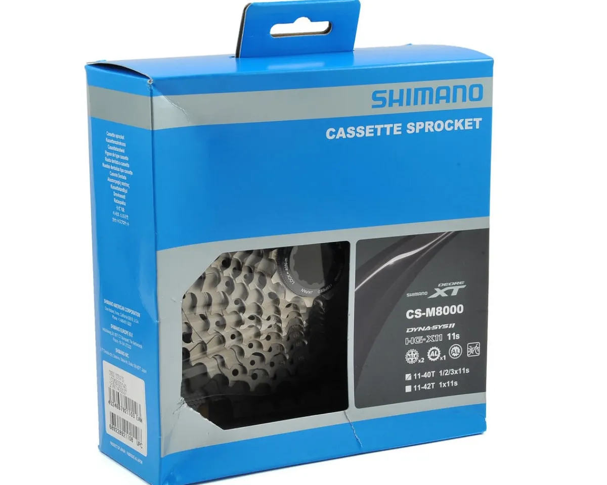 Shimano Holiday Shopping|Cassettes|Deore XT CS-M8000 Cassette (Grey) (11 Speed) ( HG) (11-40T)