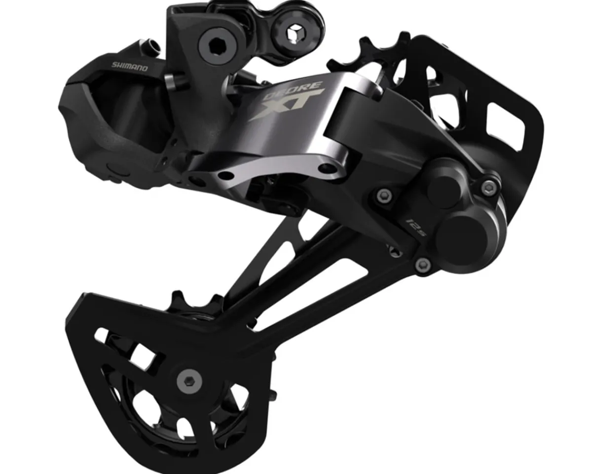 Shimano Derailleurs & Parts|Deore XT Di2 RD-M8150-12 Rear Derailleur (Black) (12 Speed) (Long Cage) (SGS) (Shadow Plus) (Electronic) (E-MTB)