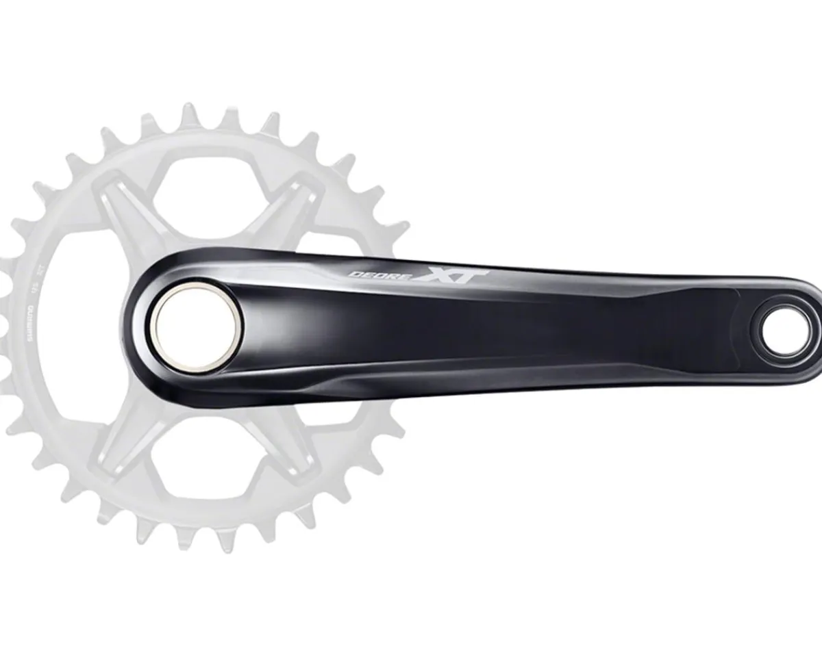 Shimano Cranksets & Parts|Holiday Shopping|Deore XT FC-M8100-1 Crankset (Black) (1 x 12 Speed) (Direct Mount) (Hollowtech II) (165mm) (52mm Chainline)
