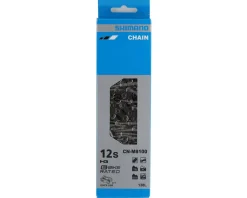 Shimano Chains & Accessories|Electronic Shifting|Deore XT/Ultegra/GRX CN-M8100 Chain (Silver) (12 Speed) (138 Links)