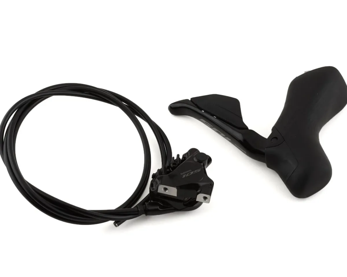 Shimano Brakes|Electronic Shifting|105 Di2 ST-R7170 Hydraulic Disc Brake/Shift Lever Kit (Black) (Flat Mount) (Right) (12 Speed) (Caliper Included) (Electronic) (Wireless)