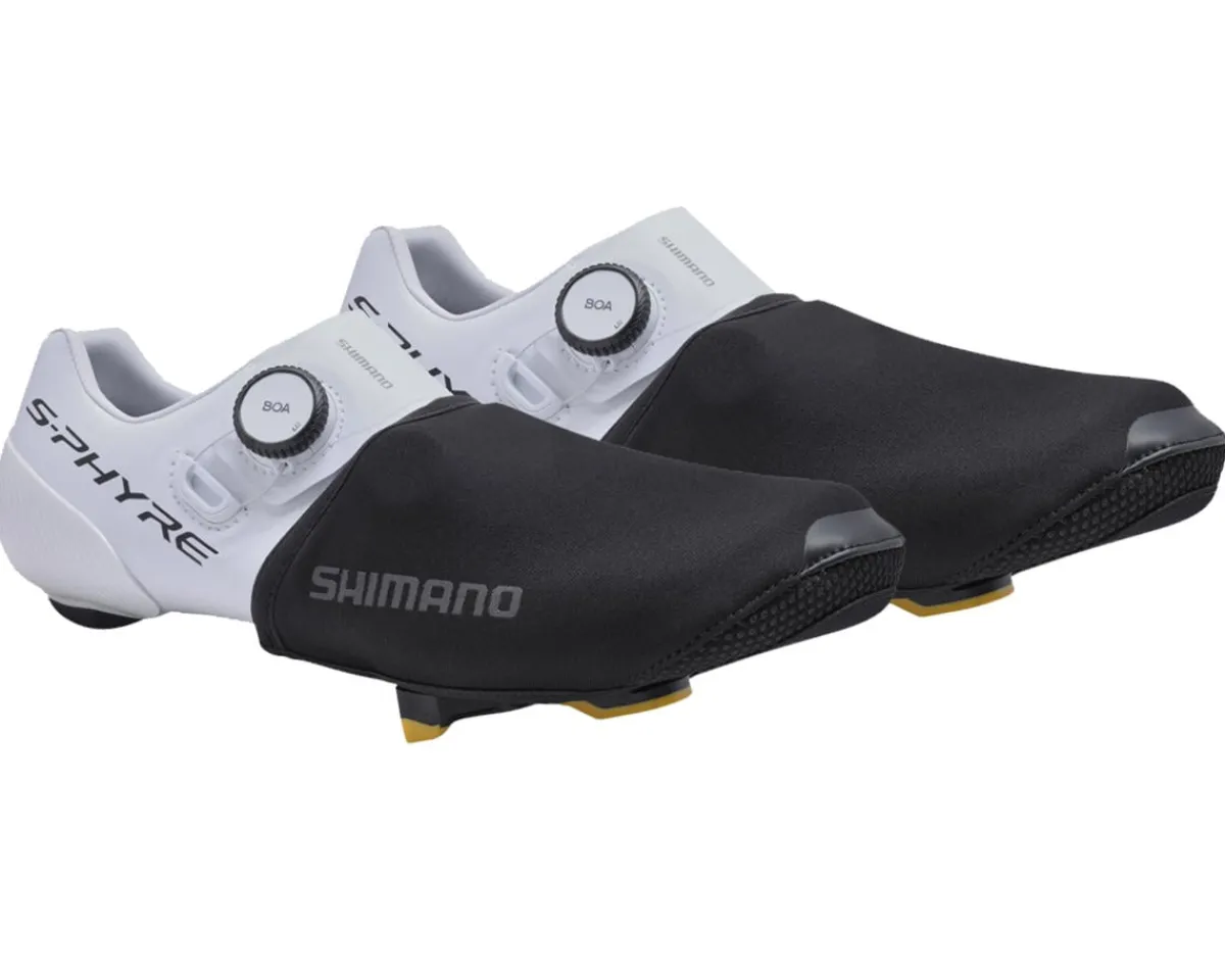 Shimano Clothing Accessories|Shoes, Socks, & Footwear|Dual Fit Softshell Toe Cover (Black) (L)