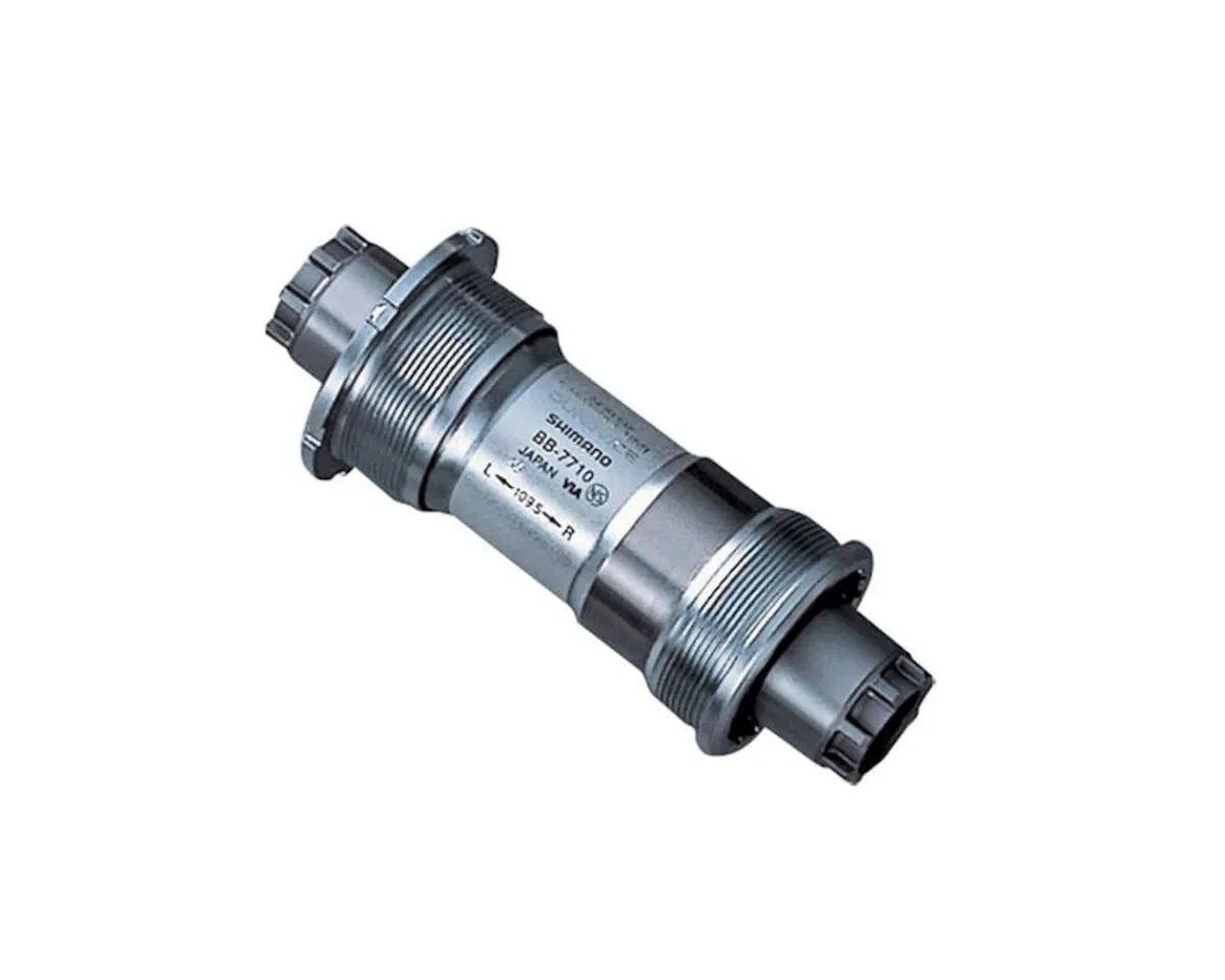 Shimano Bottom Brackets & Parts|Holiday Shopping|Dura-Ace BB-7710 Octalink V1 Track Bottom Bracket (Silver) (BSA) (109.5mm)