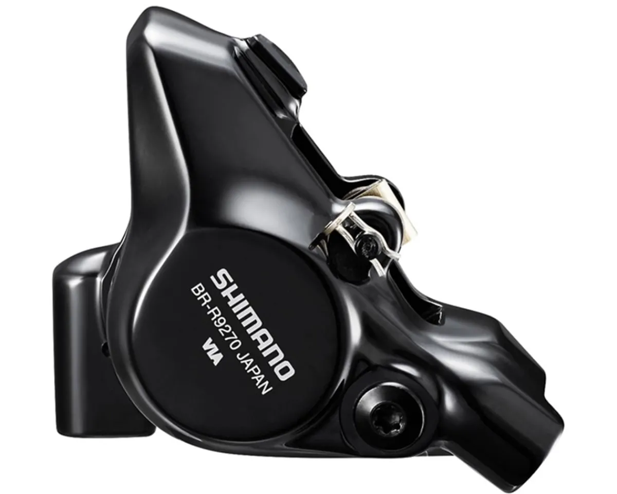Shimano Brakes|Electronic Shifting|Dura-Ace BR-R9270 Disc Brake Caliper (Black) (Hydraulic) (Front) (Flat Mount)