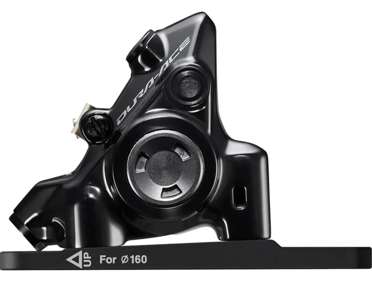 Shimano Brakes|Electronic Shifting|Dura-Ace BR-R9270 Disc Brake Caliper (Black) (Hydraulic) (Front) (Flat Mount)