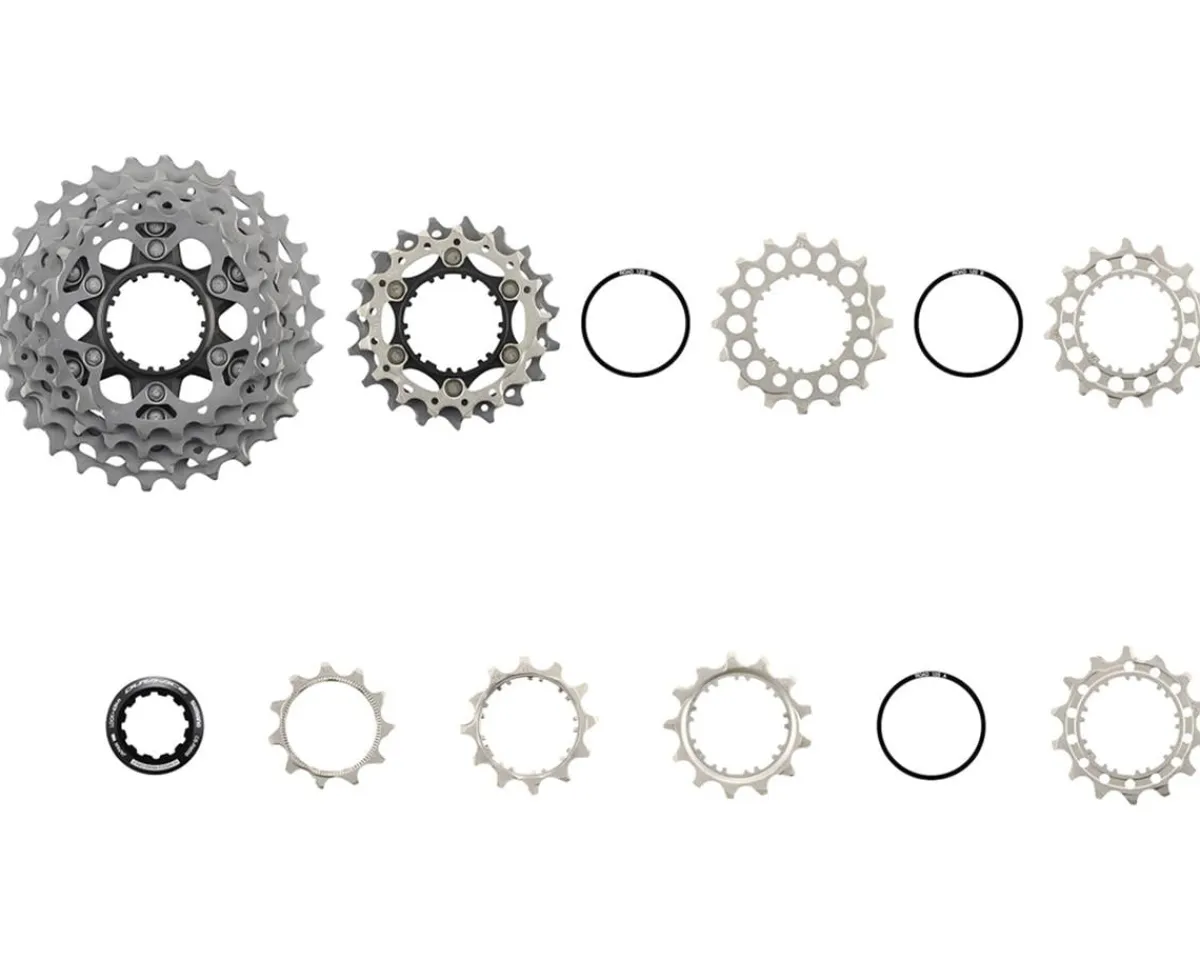 Shimano Electronic Shifting|Holiday Shopping|Dura-Ace CS-R9200 Cassette (Silver) (12 Speed) ( HG) (11-30T)