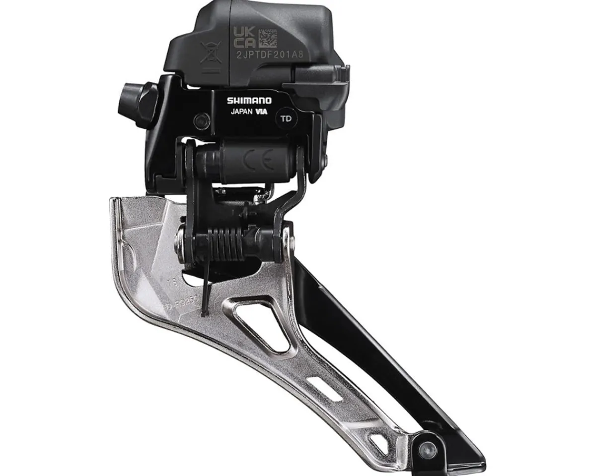 Shimano Electronic Shifting|Holiday Shopping|Dura-Ace Di2 FD-R9250 Front Derailleur (Black) (2 x 12 Speed) (Braze-On) (Down Swing)