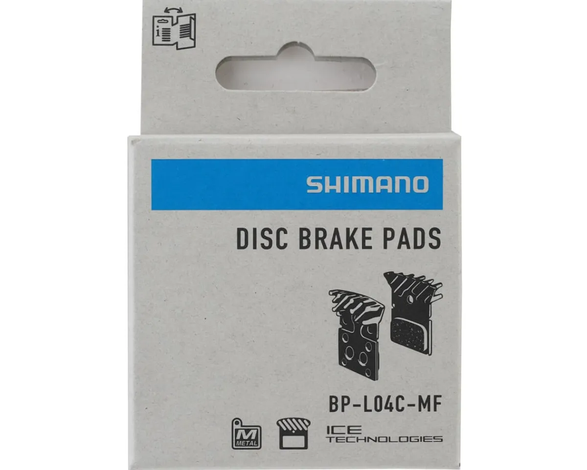 Shimano Brakes|Dura-Ace Disc Brake Pads (Metal) (w/ Cooling Fins) (L04C-MF)
