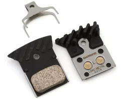Shimano Brakes|Dura-Ace Disc Brake Pads (Metal) (w/ Cooling Fins) (L04C-MF)