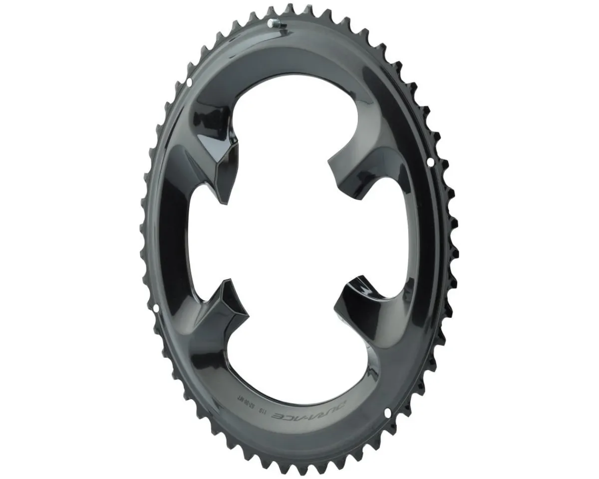 Shimano Chainrings & Accessories|Replacement Parts|Dura-Ace FC-R9100 Chainrings (Black) (2 x 11 Speed) (110mm BCD) (Outer) (52T)