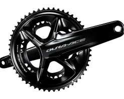 Shimano Electronic Shifting|Cranksets & Parts|Dura-Ace FC-R9200 Crankset (Black) (2 x 12 Speed) (Hollowtech II) (165mm) (50/34T)