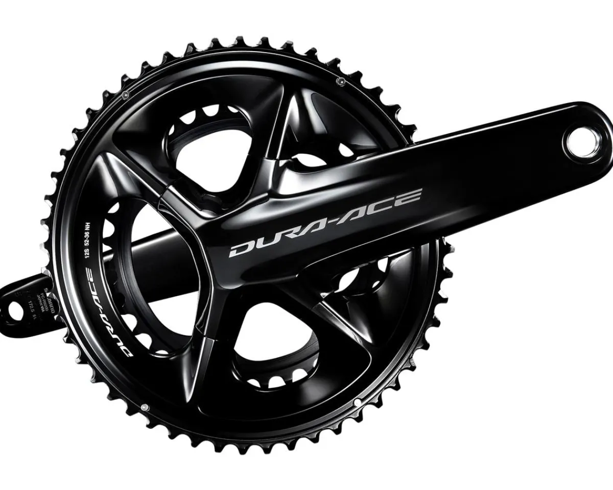 Shimano Electronic Shifting|Cranksets & Parts|Dura-Ace FC-R9200 Crankset (Black) (2 x 12 Speed) (Hollowtech II) (165mm) (50/34T)