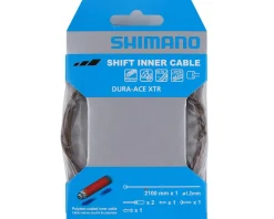 Shimano Cables & Housing|Holiday Shopping|Dura-Ace Polymer-Coated Derailleur Cable (For /SRAM) (Stainless) (1.2mm) (2100mm) (1 Pack)
