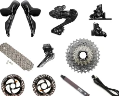 Shimano Electronic Shifting|Groupsets|Dura-Ace R9200 Di2 Groupset (Black) (2 x 12 Speed) (11-34T) (Disc Brake)