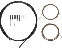 Shimano Cables & Housing|Holiday Shopping|Dura Ace Road Shift Cable/Housing Set (Black) (Polymer Coated) (1.2mm) (1800/2100mm)