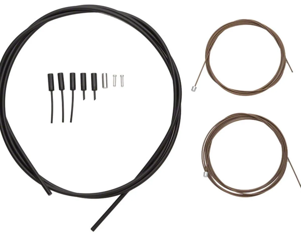 Shimano Cables & Housing|Holiday Shopping|Dura Ace Road Shift Cable/Housing Set (Black) (Polymer Coated) (1.2mm) (1800/2100mm)