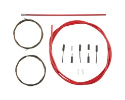 Shimano Cables & Housing|Holiday Shopping|Dura-Ace R9100 SP41 Polymer-Coated Derailleur Cable Set (Red) (1.2mm) (1800/2100mm) (Cables & Housing)