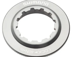 Shimano Brakes|Holiday Shopping|Dura-Ace SM-RT900 Centerlock Rotor Lockring and Washer (Silver) (Internal Spline)