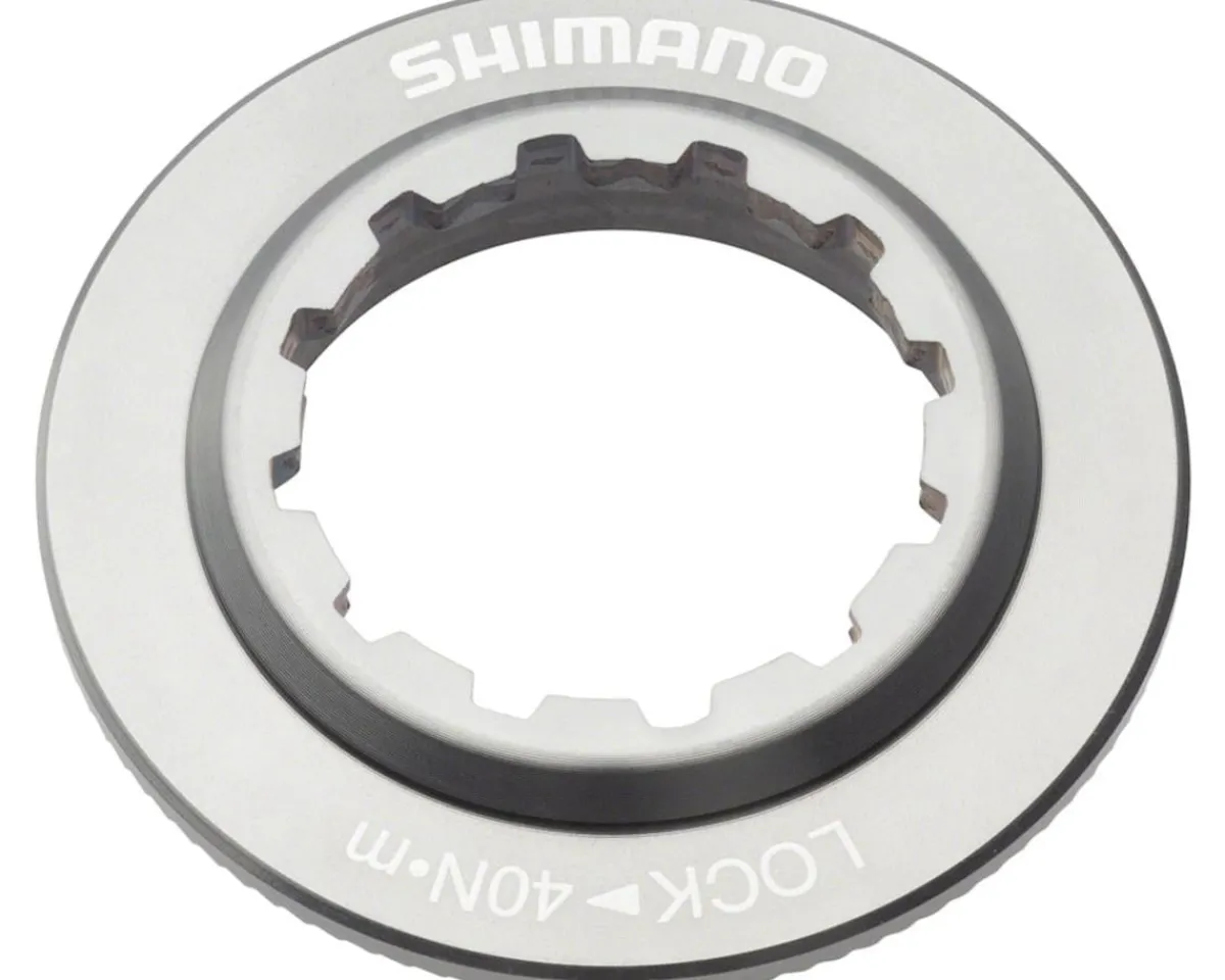 Shimano Brakes|Holiday Shopping|Dura-Ace SM-RT900 Centerlock Rotor Lockring and Washer (Silver) (Internal Spline)