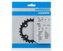 Shimano Chainrings & Accessories|FC-M675 Chainring (Black) (2 x 10 Speed) (64/104mm BCD) (Inner) (AM-Type) (24T)