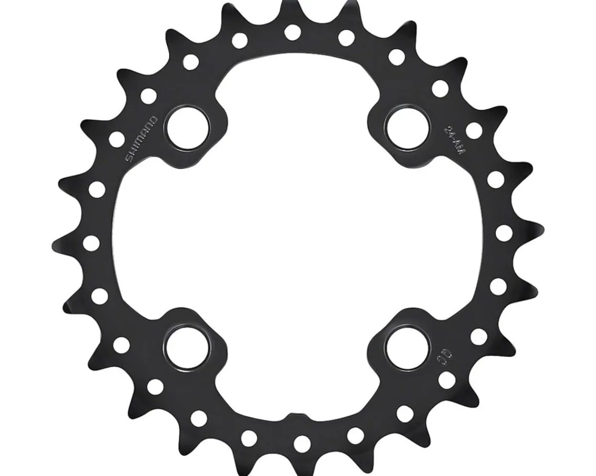 Shimano Chainrings & Accessories|FC-M675 Chainring (Black) (2 x 10 Speed) (64/104mm BCD) (Inner) (AM-Type) (24T)