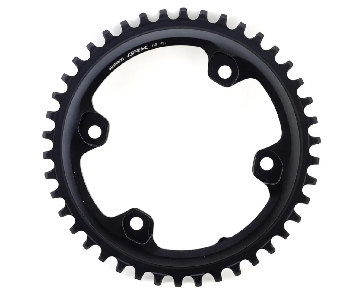 Shimano Chainrings & Accessories|Replacement Parts|FC-RX810 Chainring (Black) (110mm Asymmetric BCD) (1 x 11 Speed) (Single) (42T)