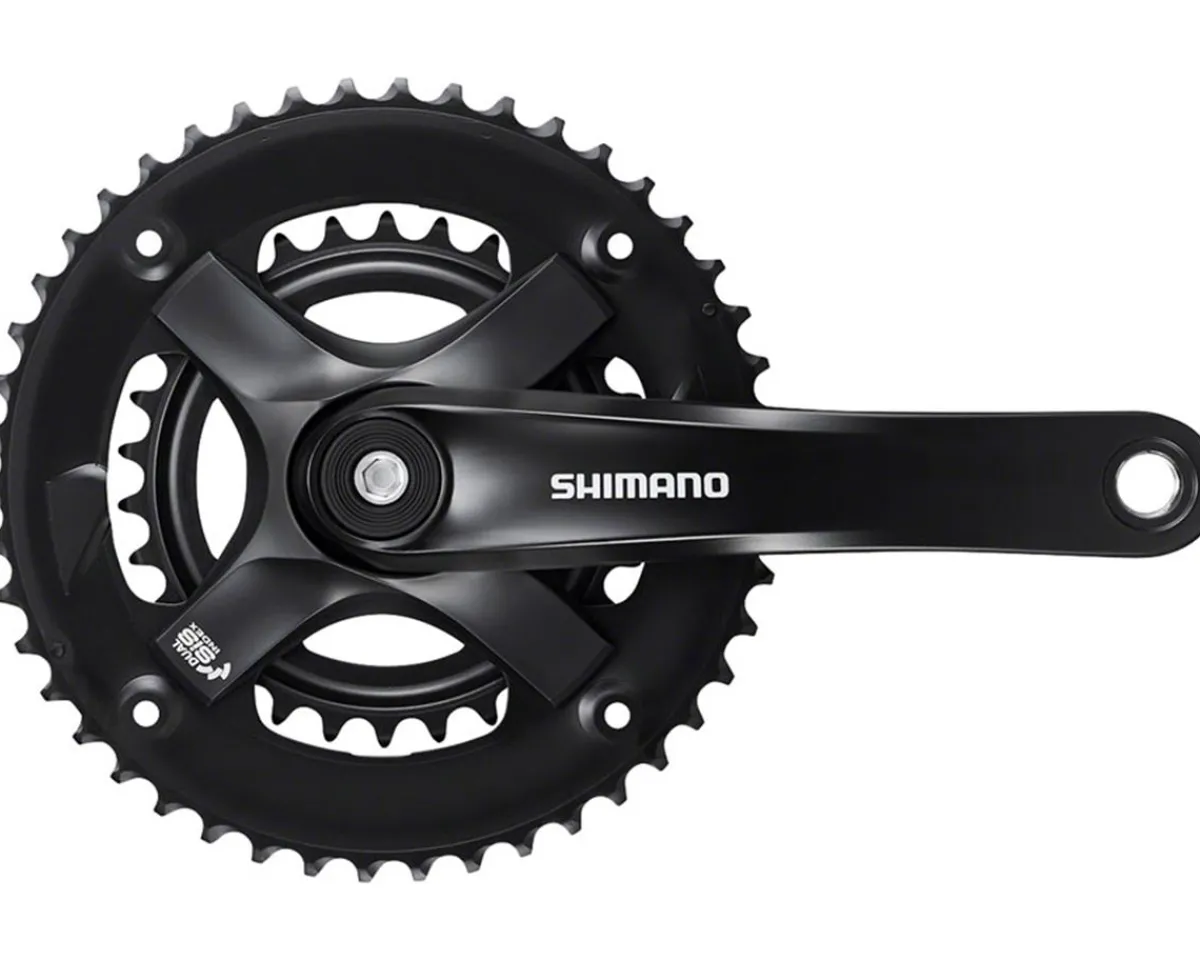 Shimano Cranksets & Parts|Holiday Shopping|FC-TY501-2 Crankset (Black) (2 x 7/8 speed) (Square Taper) (170mm) (46/30T)