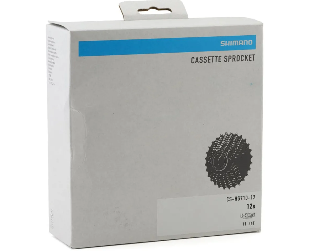Shimano Electronic Shifting|Holiday Shopping|105/GRX CS-HG710 Cassette (Silver) (12 Speed) ( HG) (11-36T)
