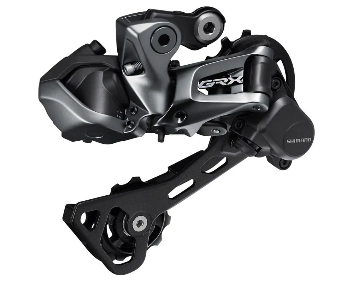 Shimano Electronic Shifting|Derailleurs & Parts|GRX Di2 RD-RX817 Rear Derailleur (Black) (1 x 11 Speed) (Long Cage) (Shadow Plus) (Electronic)