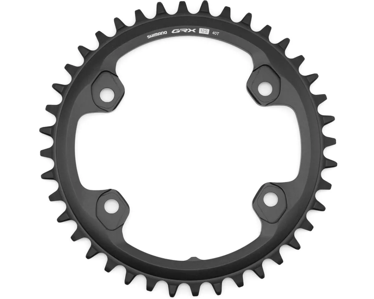 Shimano Chainrings & Accessories|Replacement Parts|GRX FC-RX820-1 Chainring (Black) (Single) (40T) (110mm Asymmetric) (1 x 12 Speed)