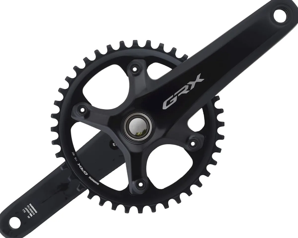 Shimano Cranksets & Parts|Holiday Shopping|GRX FC-RX810 Crankset (Black) (1 x 11 Speed) (Hollowtech II) (170mm) (40T)