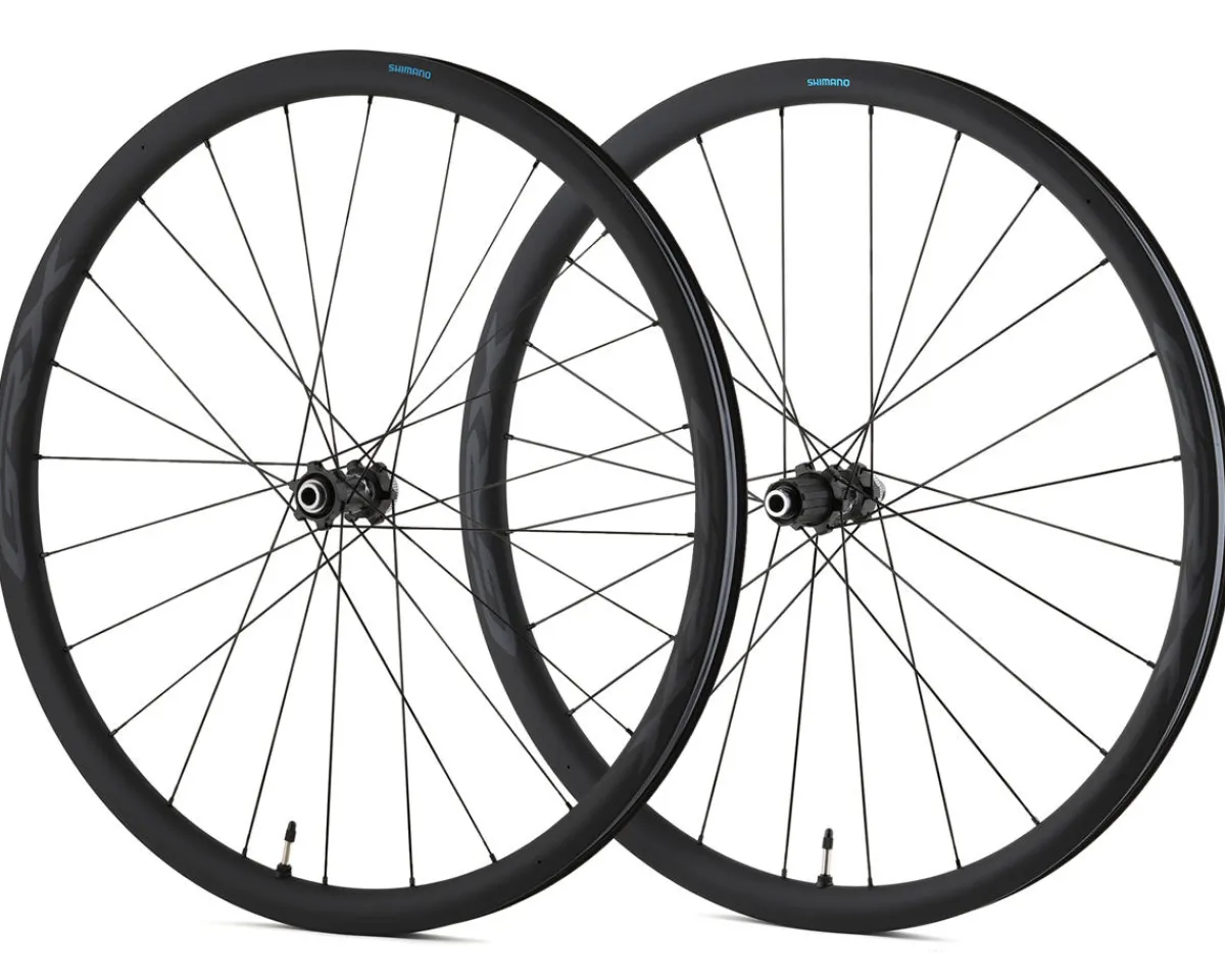 Shimano Wheels & Parts|GRX RX870 Carbon Gravel Wheelset (Black) ( HG 11/12) (700c) (Centerlock) (Tubeless)