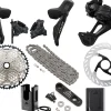 Shimano Electronic Shifting|Groupsets|GRX RX717 Di2 Groupset (Black) (1 x 12 Speed) (10-51T) (Electronic) (Wireless)