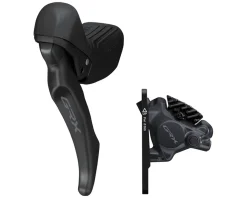 Shimano Brakes|Electronic Shifting|GRX ST-RX610 Brake/Shift Lever Kit (Black) (Flat Mount) (Left) (Brake Only) (BR-RX410 Caliper Included)