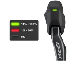 Shimano Holiday Shopping|Replacement Parts|GRX ST-RX825 Hydraulic Brake/Shift Lever (Black) (Left) (2x) (No Caliper) (Electronic) (Wireless)