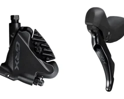 Shimano Brakes|Shifters|GRX ST-RX400 Hydraulic Disc Brake/Shift Lever Kit (Black) (Left) (Flat Mount) (2x) (Caliper Included)